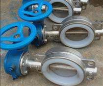 襯氟不銹鋼對夾蝶閥